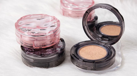 Best Gege Bear makeup products including cushion foundation and lip glaze available in Nepal