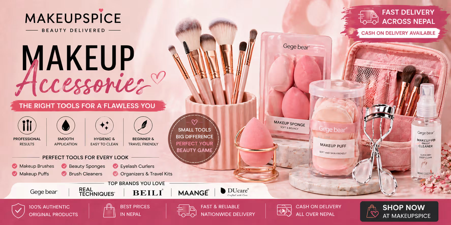 Makeup Accessories  – Tools & Kits