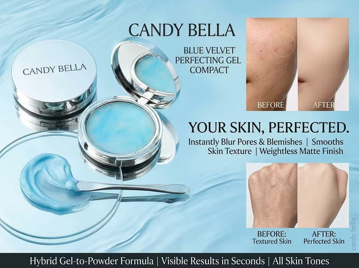 CandyBella Oil Control Compact Powder for oily skin with pore-blurring matte shine-free finish in Nepal