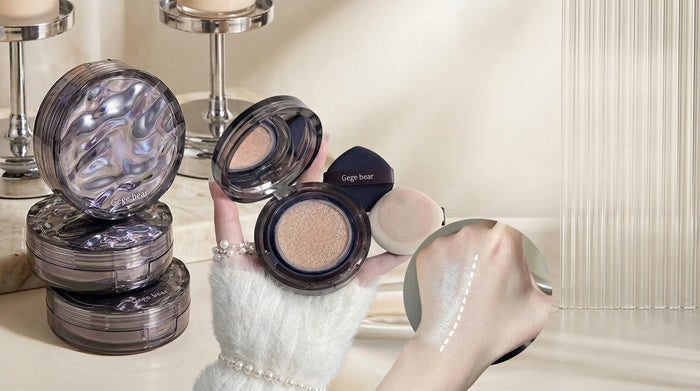 Cushion foundation collection in Nepal featuring Korean matte and dewy formulas for natural flawless base makeup at MakeupSpice