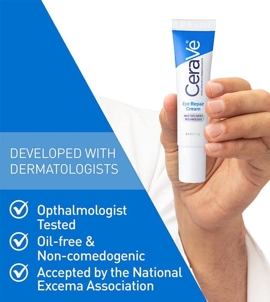 CeraVe Eye Repair Cream is ophthalmologist-tested and features a non-greasy, fast-absorbing, fragrance-free formula that works to minimize the appearance of dark circles and eye puffiness. Makeupspice Nepal