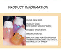 New Fashion Gege Bear Bow Lip Gloss Plump Lips Water-Proof Shining Jelly Oil with Mineral Ingredients Makeupspice Nepal