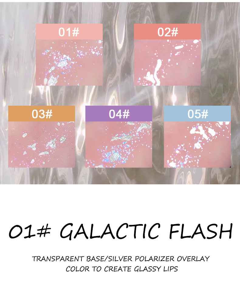 New Fashion Gege Bear Bow Lip Gloss Plump Lips Water-Proof Shining Jelly Oil with Mineral Ingredients