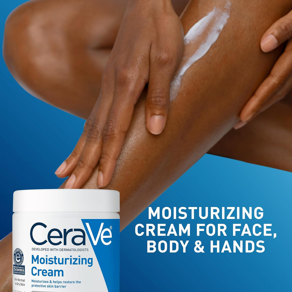 CeraVe Moisturizing Cream, Face Body Moisturizer, Normal to Dry Skin Makeupspice Nepal