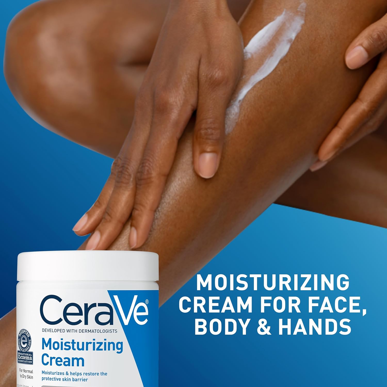 CeraVe Moisturizing Cream, Face Body Moisturizer, Normal to Dry Skin Makeupspice Nepal