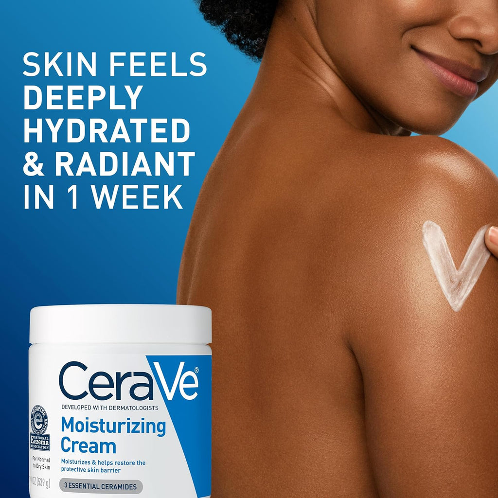CeraVe Moisturizing Cream, Face Body Moisturizer, Normal to Dry Skin Makeupspice Nepal
