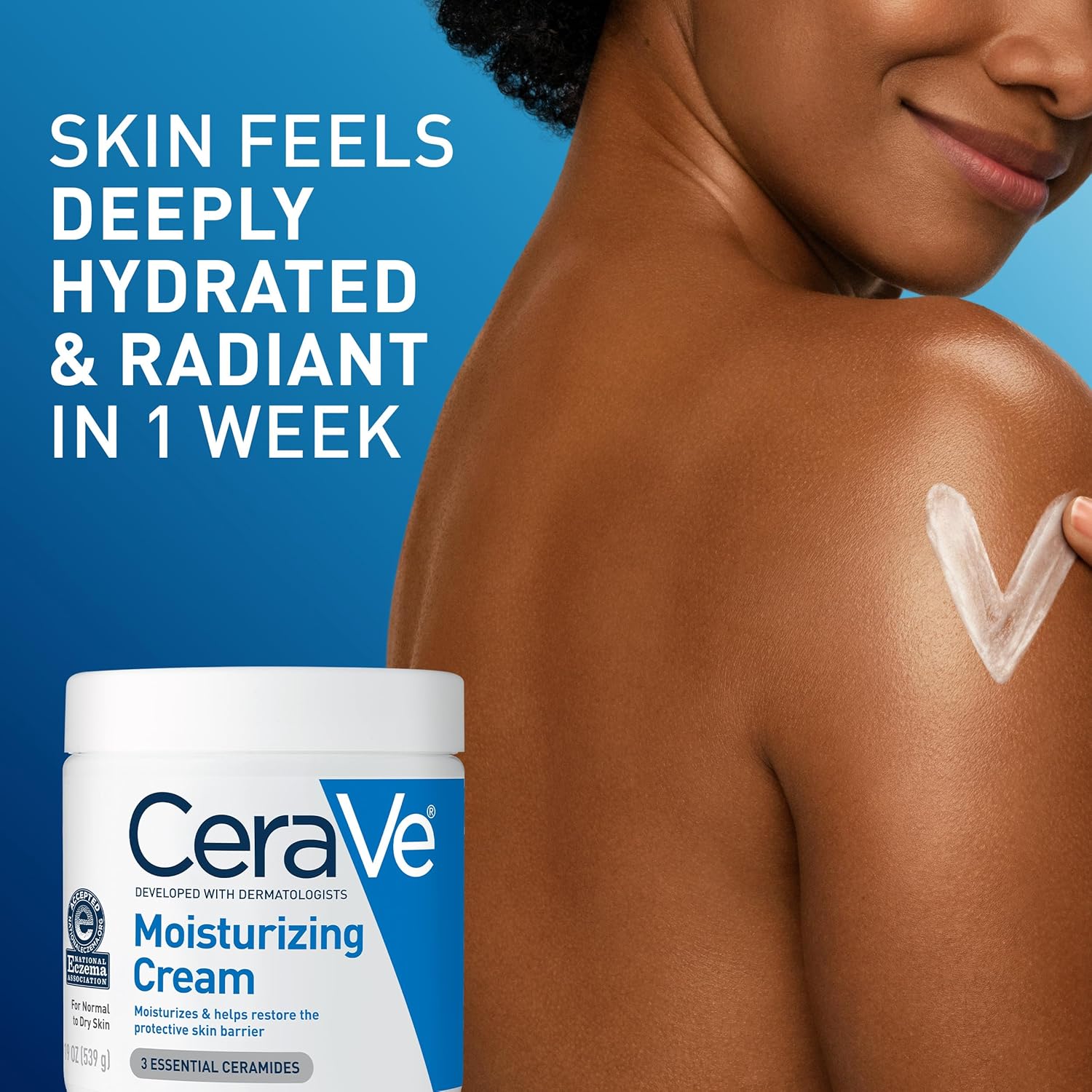 CeraVe Moisturizing Cream, Face Body Moisturizer, Normal to Dry Skin Makeupspice Nepal