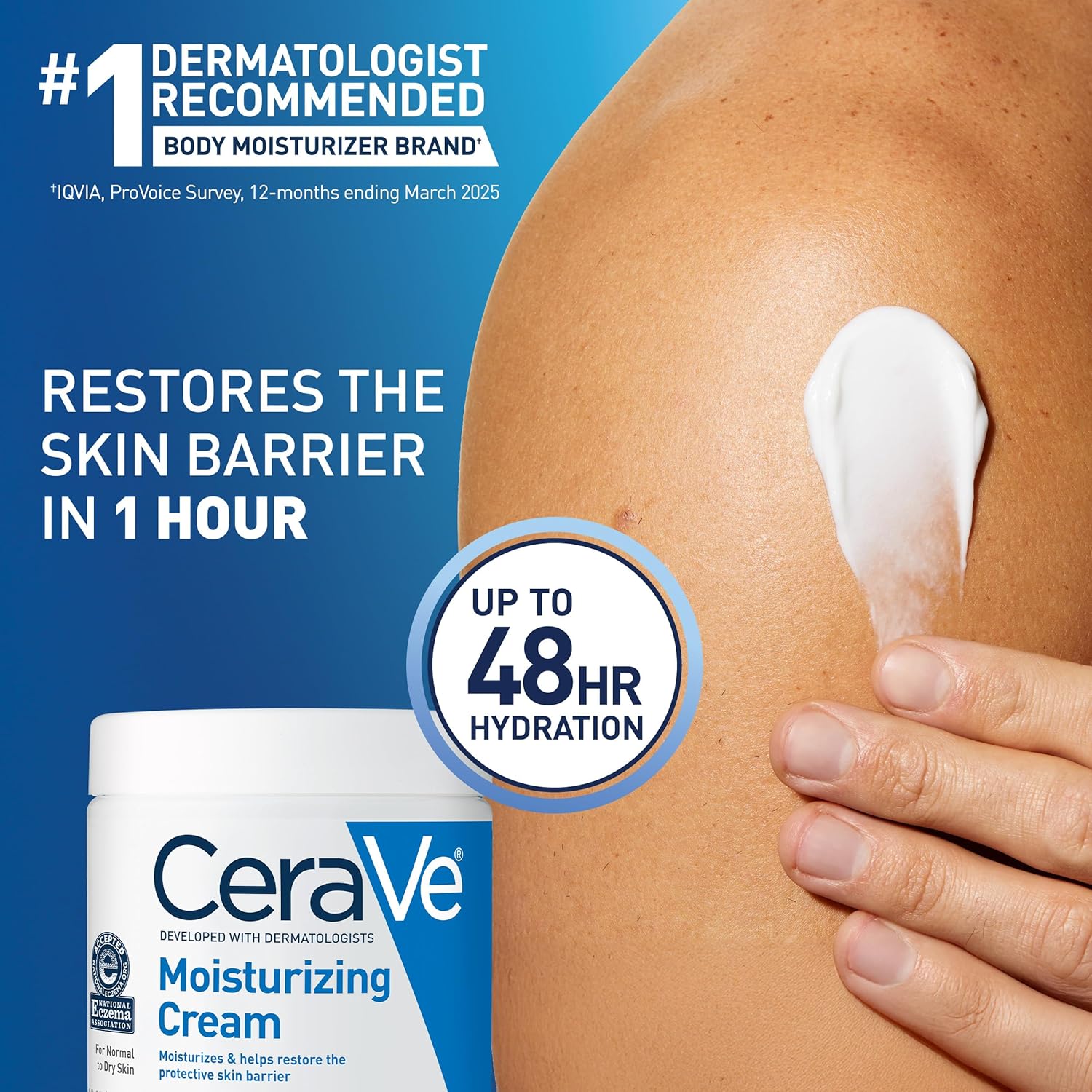 CeraVe Moisturizing Cream, Face Body Moisturizer, Normal to Dry Skin Makeupspice Nepal
