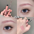 Eyebrow with application on eyes and skin, featuring brand Gege Bear'.