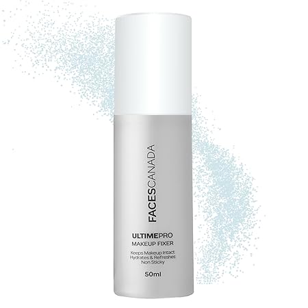 Faces Canada UltimePro Makeup Fixer bottle on a white background