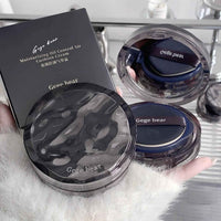 Gege bear cushion foundation packaging on a white surface