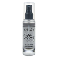 L.A. Girl setting spray bottle on a white background