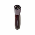 Lip gloss  with metallic cap on a white background
