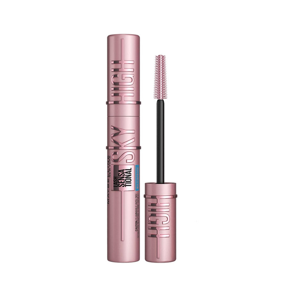 mascara with brush on a white background