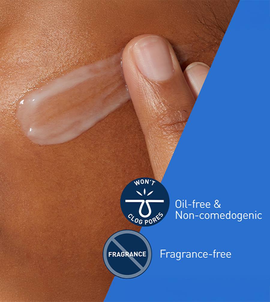 CeraVe PM Facial Moisturizer, made with niacinamide, hyaluronic acid, and three essential ceramides, uses MVE Technology to deliver long-lasting hydration through the night while supporting and restoring the skin’s protective barrier. Makeupspice Nepal