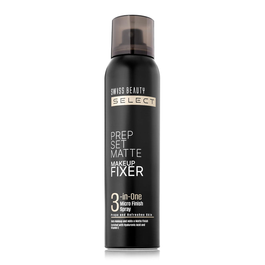 Setting spray bottle on white background.