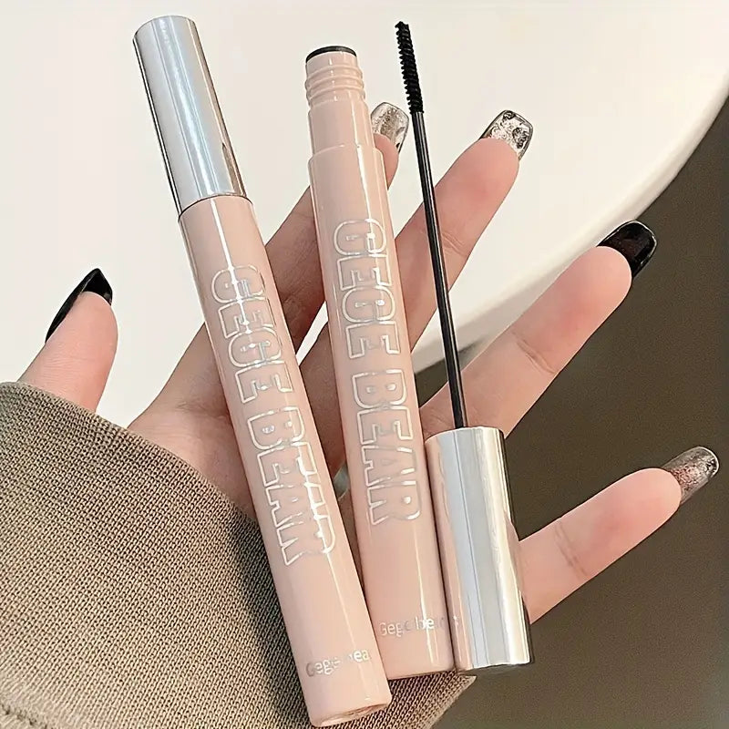 Two gege bear mascara on a hand 