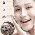 brown makeup cleansing pad showing benefits after usage 