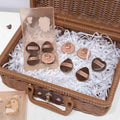 brown mini beauty blender on a basket 