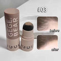 GEGE BEAR hair product with 'before' and 'after' hairline comparison on a white background