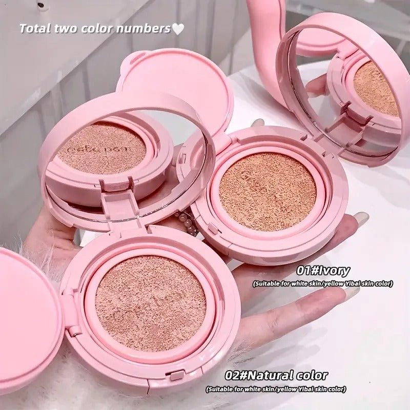 Gege Bear Aircushioned Foundation, Matte, Full Coverage Moisturizing BB Cream – Waterproof, Natural Nude Coverage for Fair Skin