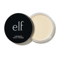 e.l.f. Luminous Putty Primer container with open lid showing putty inside on a white background