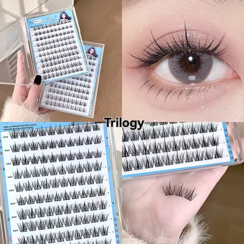 Gege Bear Gum Free Fake Eyelashes | Natural to Dramatic Finish | Comfortable & Non-Irritating | Reusable & Beginner-Friendly  Quick No-Glue Application | Perfect for Eye Makeup Lovers | Suitable for Girls, Teens & Women