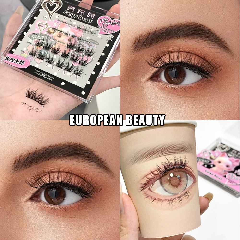 Gege Bear Self-Adhesive Eye Lashes - No Glue Needed
