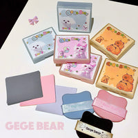 Gege Bear oil absorbing blotting papers for oily skin ultra thin face oil control sheets 100 pcs