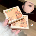 Orange face blotting sheets for oily skin Gege Bear oil absorbing matte paper pack of 3 girl holding on her hand 
