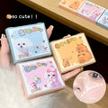 Facial blotting sheets for oily skin instant oil absorption Gege Bear compact pack