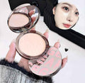 Gege Bear Oil-Control Compact Powder + Matte Setting Spray | FDA Approved | 12H Waterproof Blurring Finish | With Puff & Mirror Makeupspice Nepal