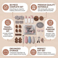 gege bear 38 pieces beauty blenders and travel kit information 