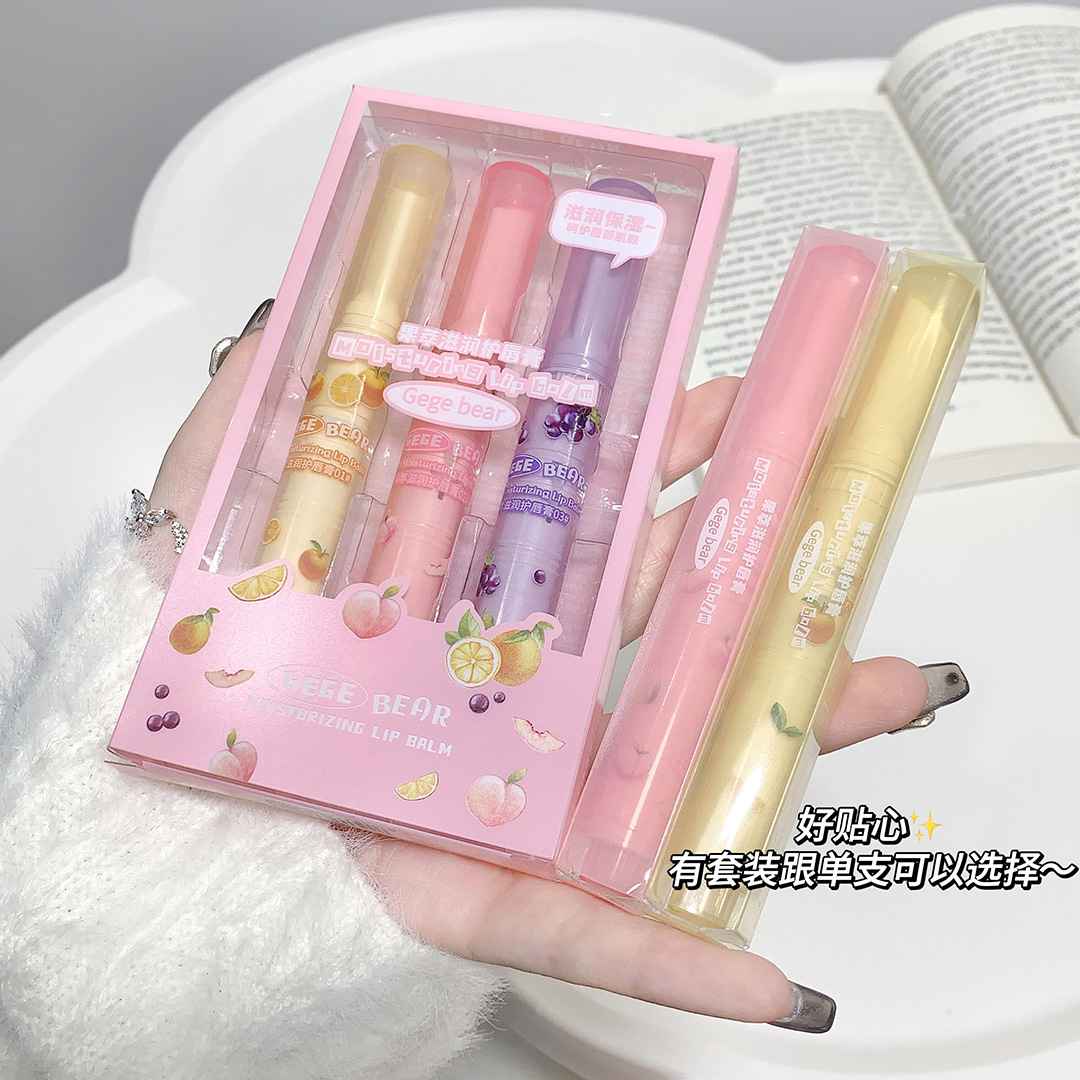 Hydrating 3-in-1 lip balm and chapstick with FDA-approved formula in multiple flavors