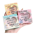 Pack of 3 fake eyelashes in bird, fox and mouse design 