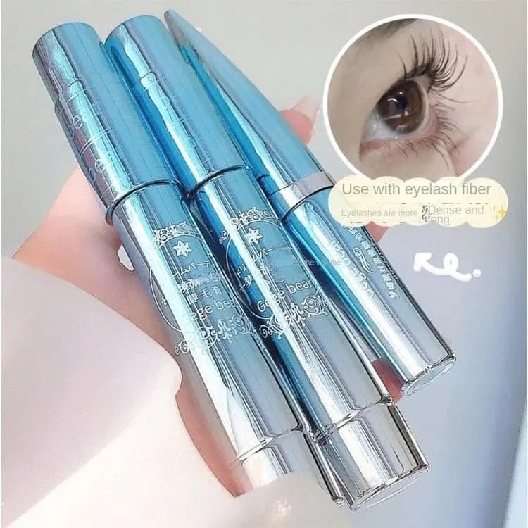 a close-up of an eye wearing gege bear dream party mascara 