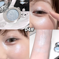 Makeup product with close-up applications on eyes and arm, labeled '#04'.