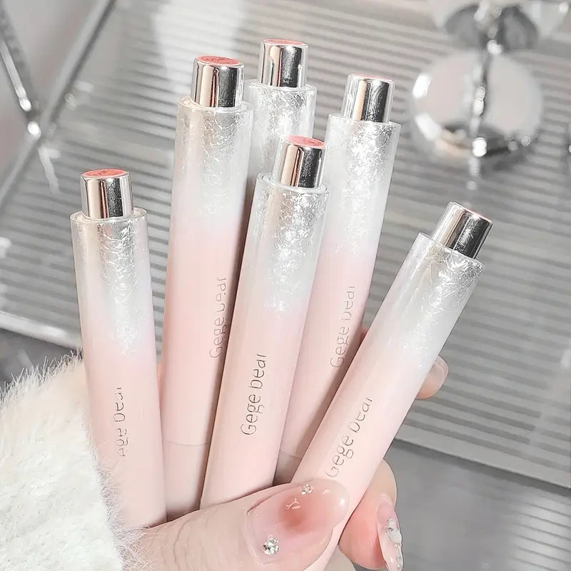 Gege Bear Moisturizing Lip Gloss - Hydrating, Mirror-Gloss Finish, Pink Lipstick for Women, Moisture-Rich, Non-Sticky, Perfect for Everyday Use, Student-Friendly, Student-Friendly Lipstick | Hydrating Formula | Moisture-Rich Formula