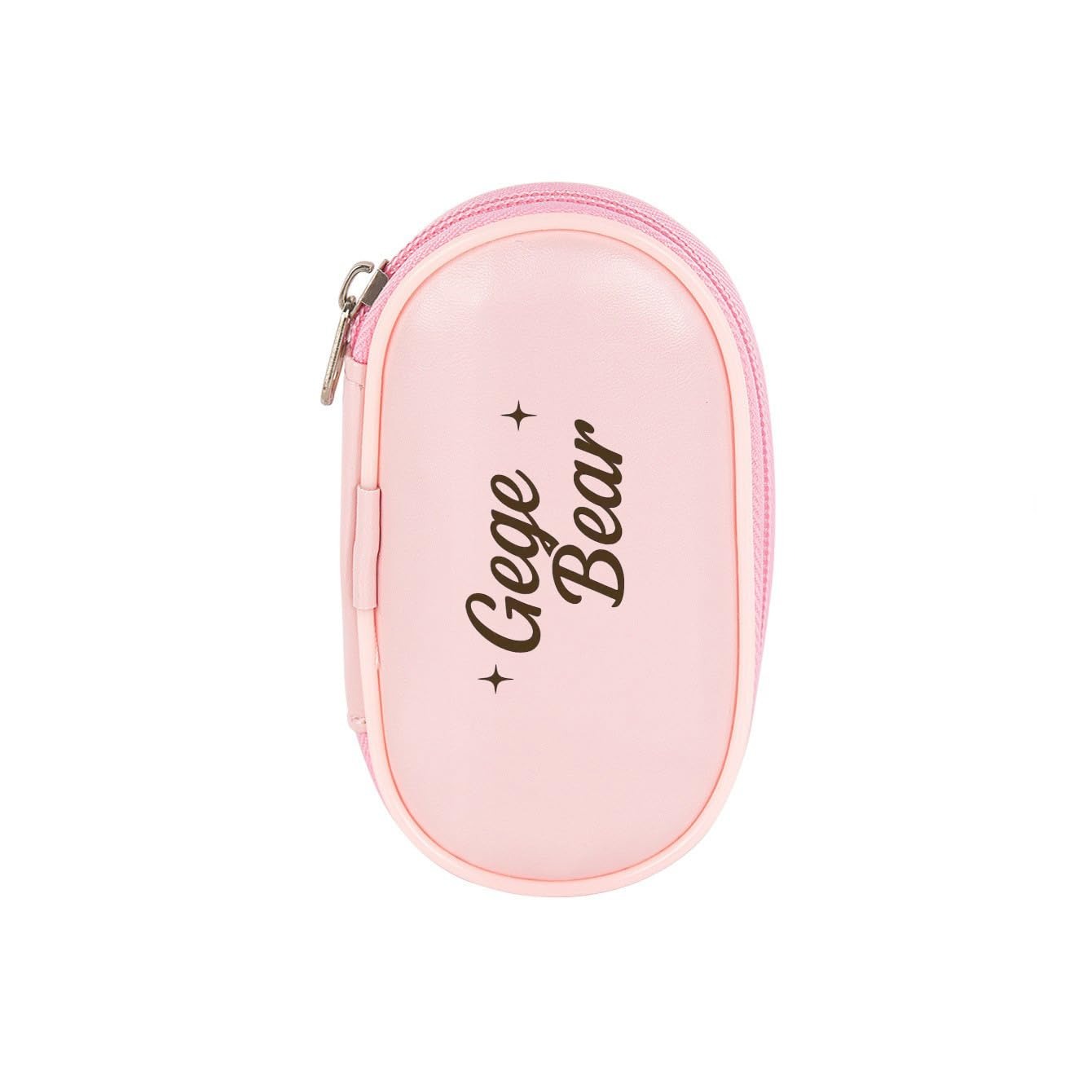 Gege Bear Mini Makeup Brush Set | Blush, Highlighter, Concealer for Under Eyes Brushes for Makeup | 10 Pcs Brushes Kit Makeup Set | Soft Fluffy Bristles | Pink and Purple Metallic Handles | Perfect for Girls Teens Women | Kawaii Pink Design