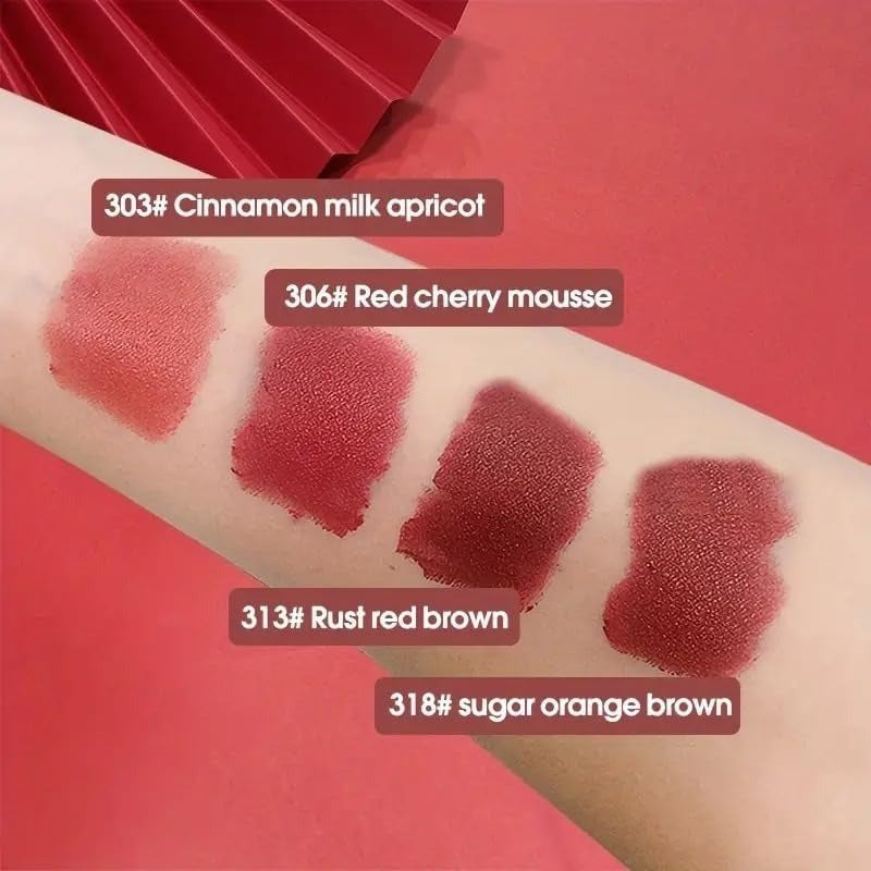 Waterproof Matte Red Lipstick – Long-Lasting Velvet Finish