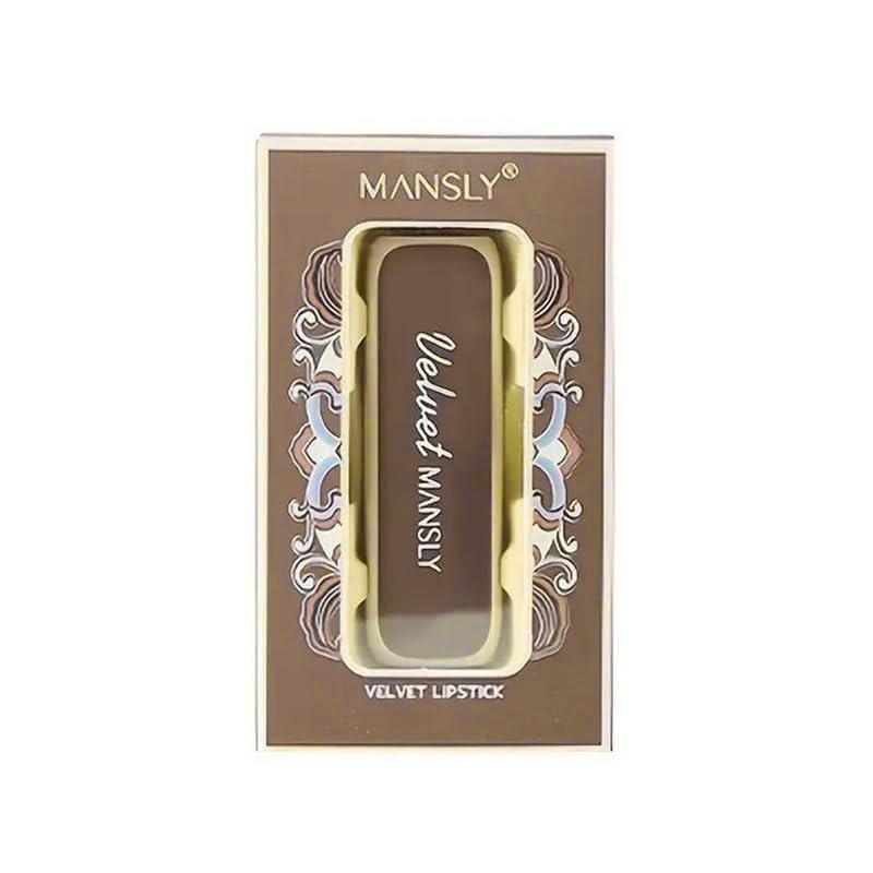 mansly brown lipstick with the packaging 