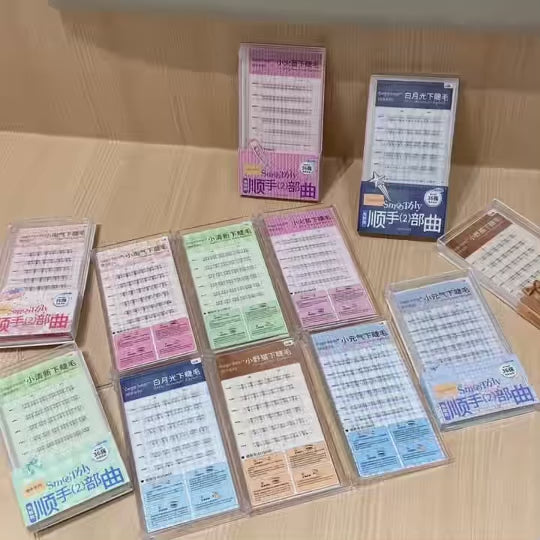 ✨ Korean Fairy Lash Clusters – 9–12mm | 36 Clusters | 6 Rows | Beginner-Friendly Natural K-Pop Look ✨