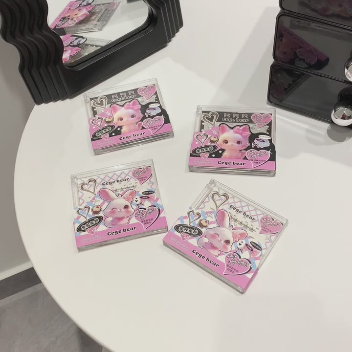 Gege Bear Bunny Fake Eyelashes, No Glue Required, Just stick-on and easy peel, Bold to Bridal Looks, Superb Finishing