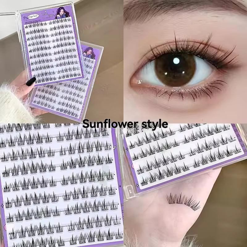 Gege Bear Gum Free Fake Eyelashes | Natural to Dramatic Finish | Comfortable & Non-Irritating | Reusable & Beginner-Friendly  Quick No-Glue Application | Perfect for Eye Makeup Lovers | Suitable for Girls, Teens & Women