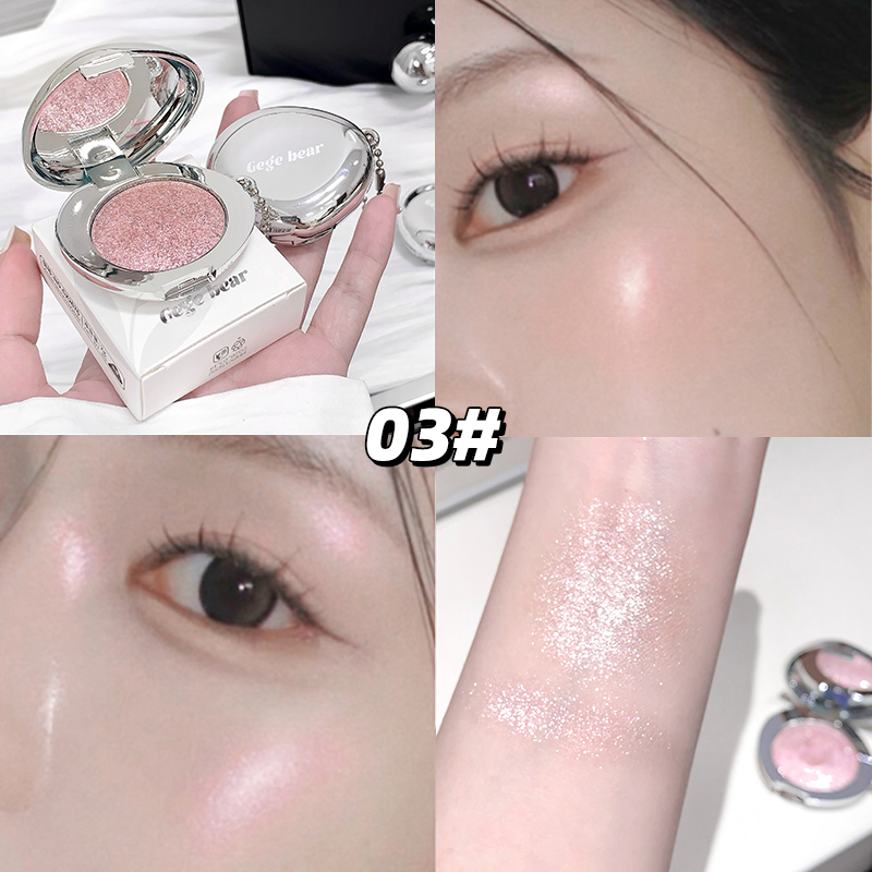 Makeup product with close-ups on eyes and arm, labeled '03#'.