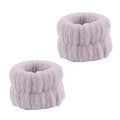 set of purple wristbands  on a white background 