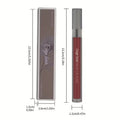 showing the dimension of gege bear matte velvet lipstick packaing box and lipstick cotainer 