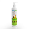 Mamaearth Tea Tree Shampoo bottle on a white background