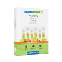 Mamaearth Vitamin C facial kit packaging on a white background